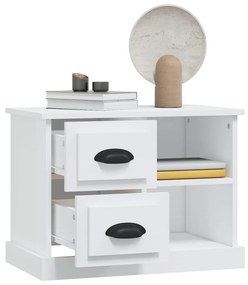 Comodino bianco 60x35,5x45 cm