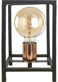 ONLI - Lampada da tavolo FLOKI 1xE27/15W/230V 20 cm nero/rame