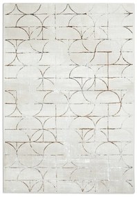 Tappeto beige/argento 230x160 cm Creation - Think Rugs