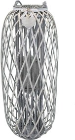 GENEVIEVE - lanterna in vimini tondo 21 x 106 cm