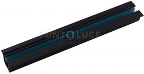 Binario incasso trifase nero incluso tappi 5,5x3,3x100cm led-track-...