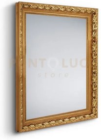 Tanja specchio da parete con cornice lavorata con ganci x installaz...