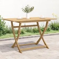 Tavolo da Giardino Pieghevole 120x70x75cm Legno Massello Acaciacod mxl 89712