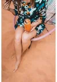 Set di 6 cannucce in vetro nero per bere, lunghezza 20 cm - Vialli Design