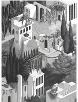 Rebel Walls Carta da parati Toledo - Graphite