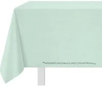 Tovaglia 140x240 cm verde con scritta