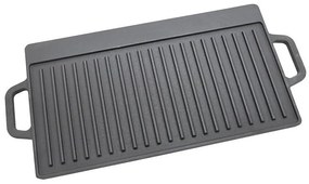 Piastra grill a doppia faccia 50x23 cm