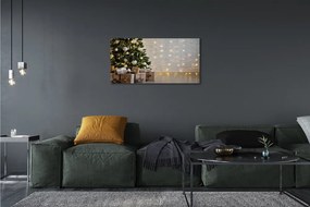 Stampa quadro su tela Decorazioni per regali degli alberi di Natale 100x50 cm