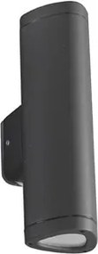 Applique RAV per esterni in alluminio verniciato NERO Grande