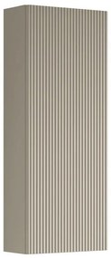 Pensile bagno Opera laccato opaco sabbia, 1 anta apertura da sinistra P 17 x L 30 x H 80 cm