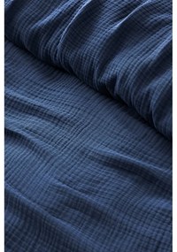 Copriletto in mussola blu scuro 220x250 cm Muslin - Mijolnir