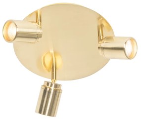 Faretto moderno per bagno ottone 3 luci IP44 - Ducha