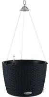 LECHUZA Fioriera Sospesa NIDO Cottage 35 ALL-IN-ONE Nero Grafite 441323