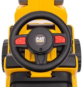 Bici a spinta caricatore CAT 2xAA giallo/nero