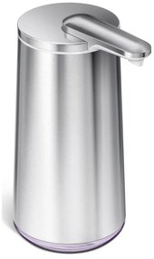 Dispenser automatico di sapone in acciaio grigio da 266 ml - simplehuman