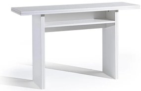Tavolo consolle estraibile Oplà L 120 x H 76 x P 35 cm bianco