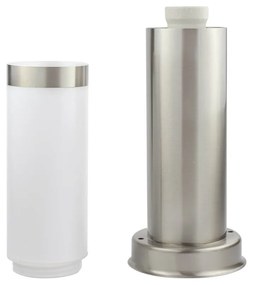 Paletto da Giardino 40cm Acciaio INOX IK06 IP54 Base E27