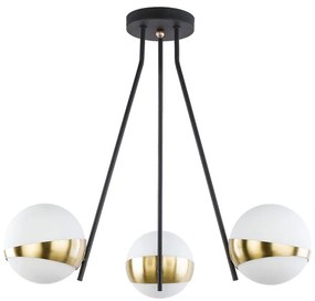 Jupiter 1709 - Lampadario a sospensione con supporto rigido ELFA 3xE14/40W/230V ottone