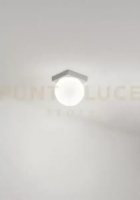 Plafoniera in alluminio grigio dot led 8w 3000k cri?90 220-240v 50/...