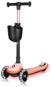 Lionelo - Monopattino per bambini MEY 3xAAA Pink Rose