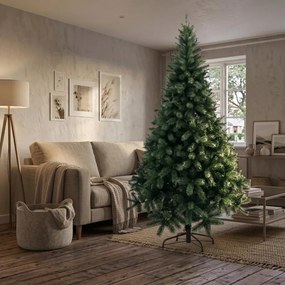 Albero di Natale artificiale Canada verde H 240 cm x ø 153 cm