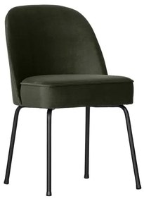Sedie da pranzo in set verde scuro in velluto 2 pz Vogue – WOOOD