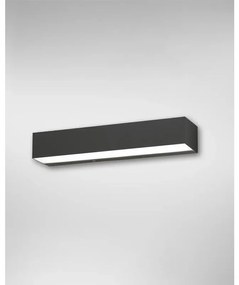 Applique LED moderno MISTRAL nero IP20, con regolazione di temperatura 1600 lumen,