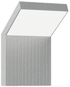Brilagi - RIANO Lampada da parete per esterni a LED LED/8W/230V Argento IP65