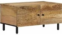 Tavolino da Salotto 80x50x40 cm Legno Massello di Mangocod mxl 89343