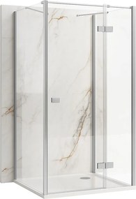 Cabina doccia Rea Atlas 80x100 Chrome