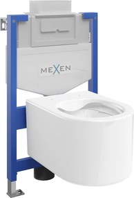 Mexen Sofia set da incasso WC struttura Fenix XS-U con vaso WC, bianco lucido - 6853354XX00