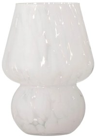 Vaso in vetro bianco Halim - Bloomingville