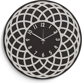 Orologio rotondo da parete D30 cm legno laminato GLOBO RSN