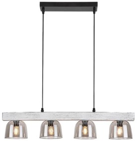 Rabalux 3120 - Lampadario su corda CARDAMON 4xE14/40W/230V