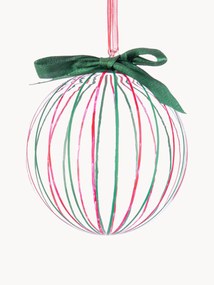 Palline albero di Natale Stripe Trans, varie misure