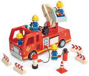 Tender Leaf - Camion dei vigili del fuoco con pompieri