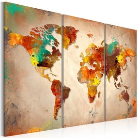 Quadro Painted World triptych