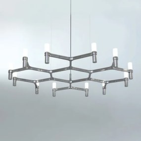 Nemo -  Crown Plana Minor SP  - lampadario di design con diffusori in vetro