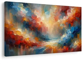 Quadro su tela – Danza di toni caldi