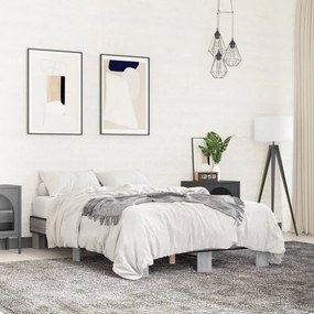 Giroletto Grigio Sonoma 120x190 Cm İn Legno Multistrato Metallo /