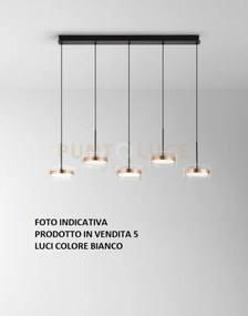 Sospensione in alluminio colore bianco aere led 63w 2772lm 3000k cr...