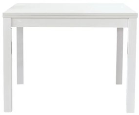 Tavolo bianco POSITANO allungabile a libro 90×90 cm &#8211; 180×90 cm