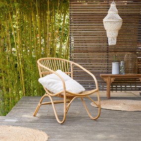Tikamoon - sedia seduta poltrona rattan esterno soggiorno vintage naturale veranda design