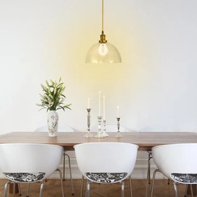 Lampadario a sospensione con filo 1xE27/60W/230V diametro 30 cm