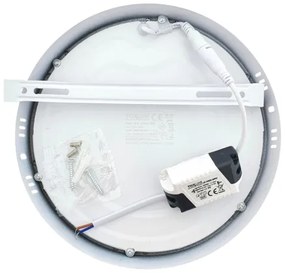 Plafoniera LED LED/18W/230V 4200K diametro 21 cm bianco