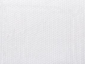 Coperta poliestere bianco 200 x 220 cm BJAS Beliani