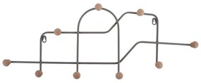 Attaccapanni da parete grigio in metallo 71 cm Maze – PT LIVING