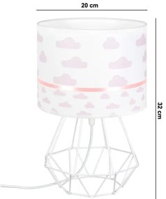 Lampada per bambini PIKKI 1xE27/60W/230V rosa