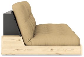 Divano letto color senape 196 cm Base - Karup Design