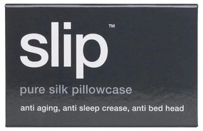 Federa per cuscino in seta 51x76 cm Charcoal – slip